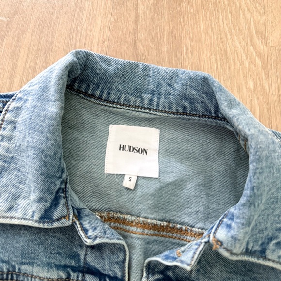 Hudson Jeans Crop Jean Jacket S - Picture 3 of 4